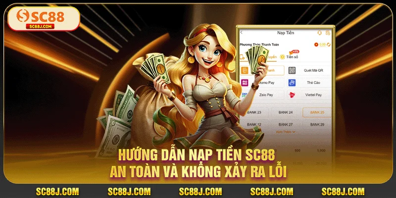 Hướng Dẫn Nạp Tiền SC88 An Toàn Và Không Xảy Ra Lỗi