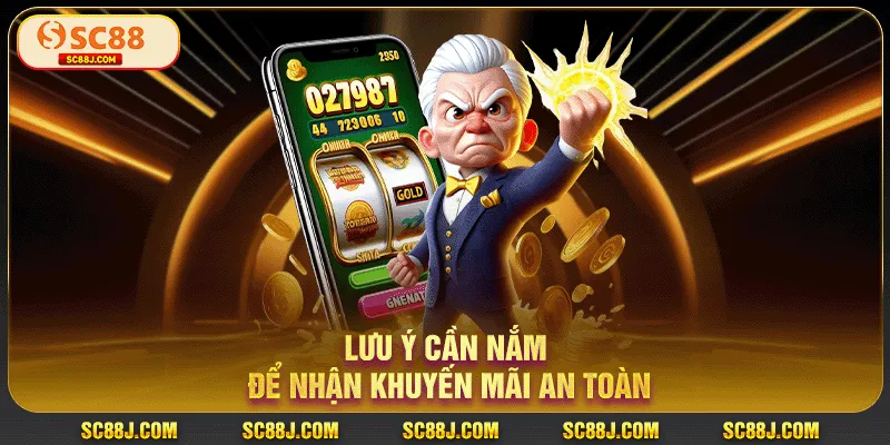 Lưu ý cần nắm để nhận khuyến mãi an toàn