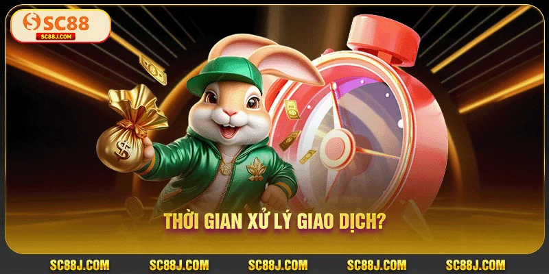 Thời gian xử lý giao dịch?